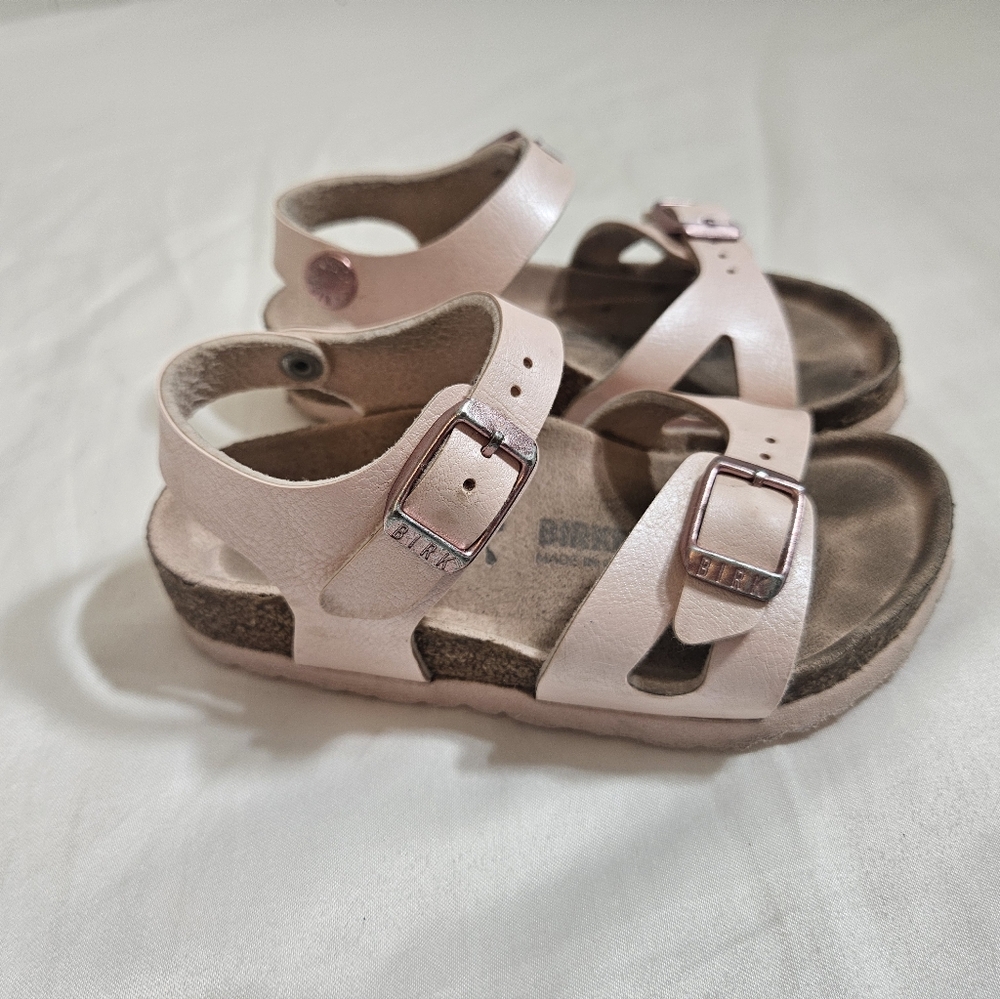 Birkenstock Pink Rio Leather Sandal US 6/6.5 EU 24